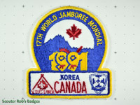 WJ'91 Canada Contingent